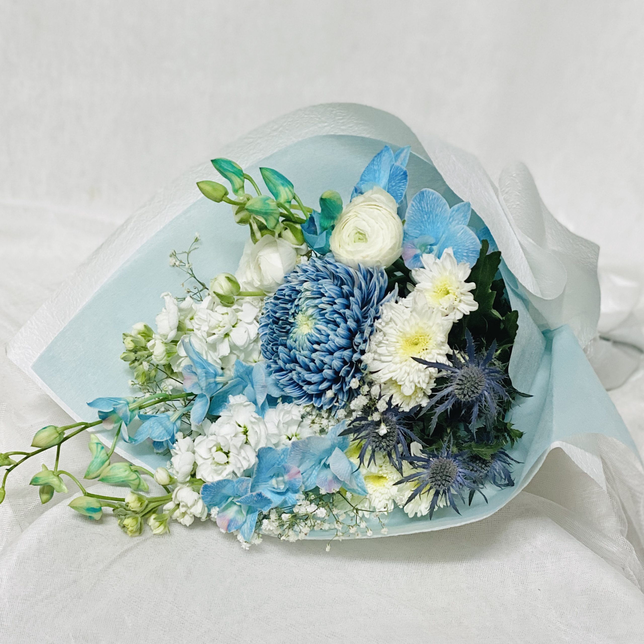 A Blue Skies Bouquet